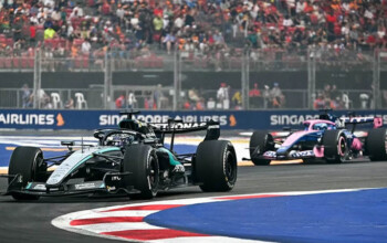f1 mercedes russell fp1 singapouregp marinabay