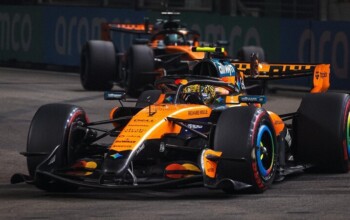 norris piastri McLaren race singapouregp f1